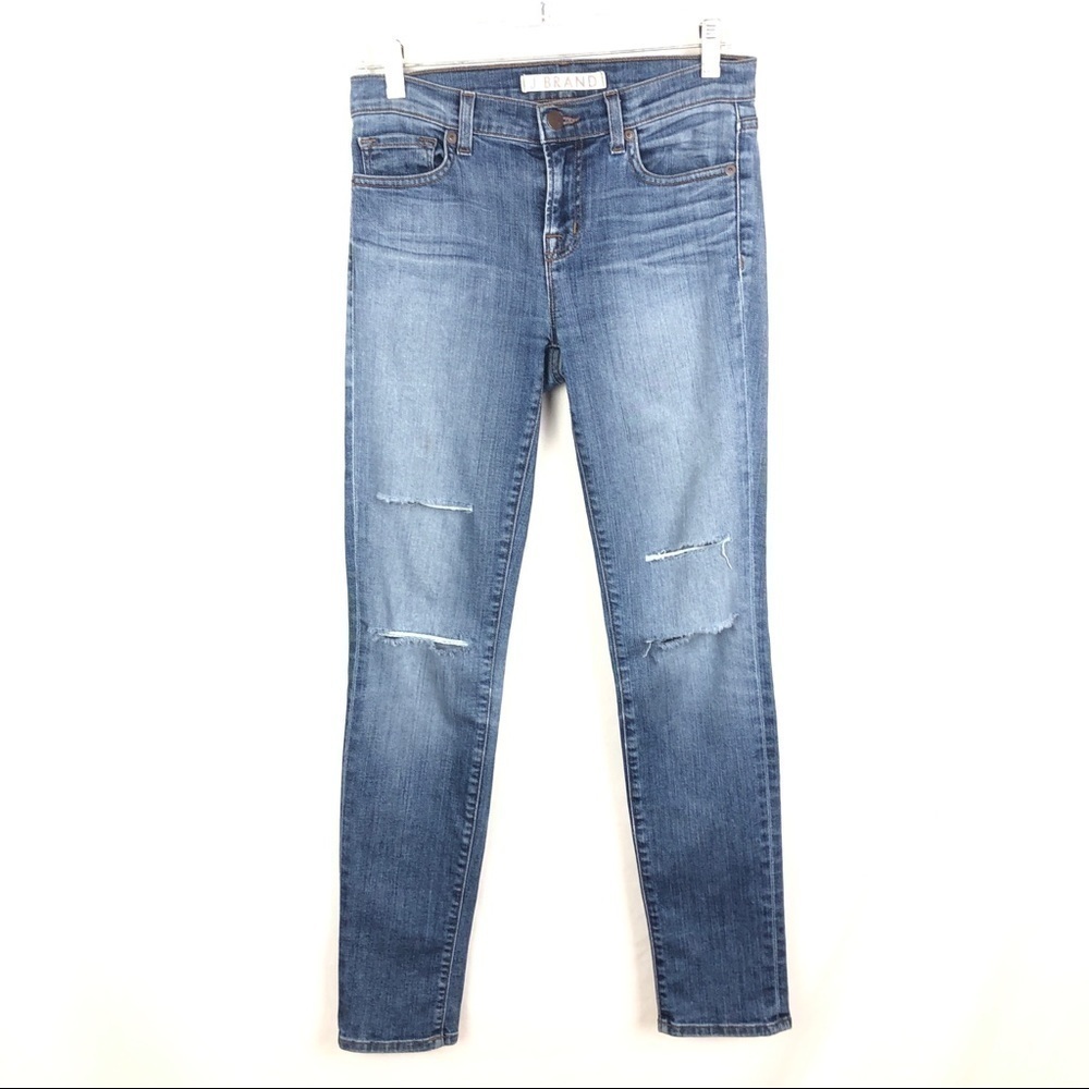 J Brand Moxie Skinny Jeans distressed